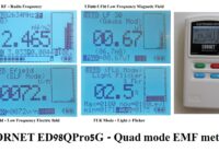 CORNET ED98QPro5G2 EMF RF/ELF-M/ELF-M/light-strength/light-flicker Meter