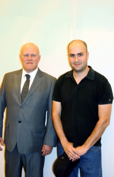 Dave Stetzer and Myself , 2010 in Tel Aviv