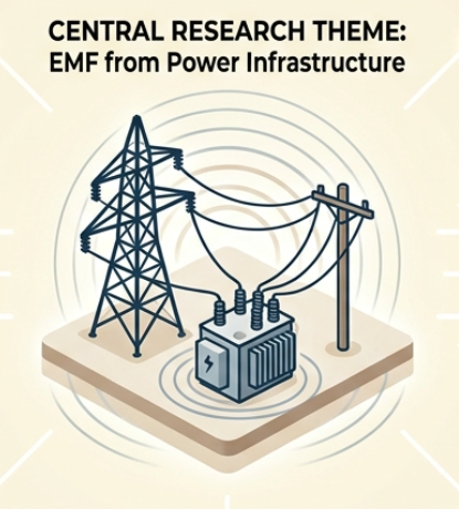 ELF-MAGNETIIC POWER LINE