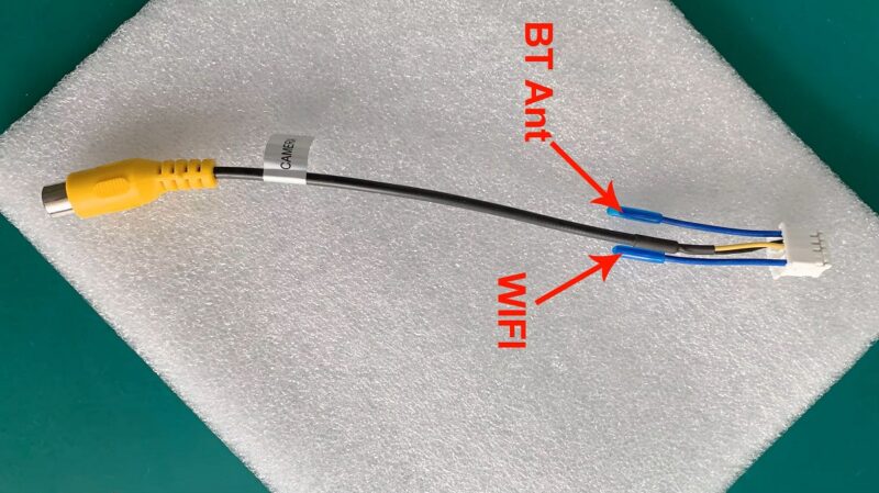 Removing 2 small antennas from one of the plugs...BT and WIFI