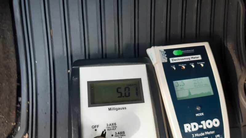 LFM next to the paddles