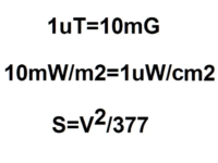 EMF UNITS CONVERSION