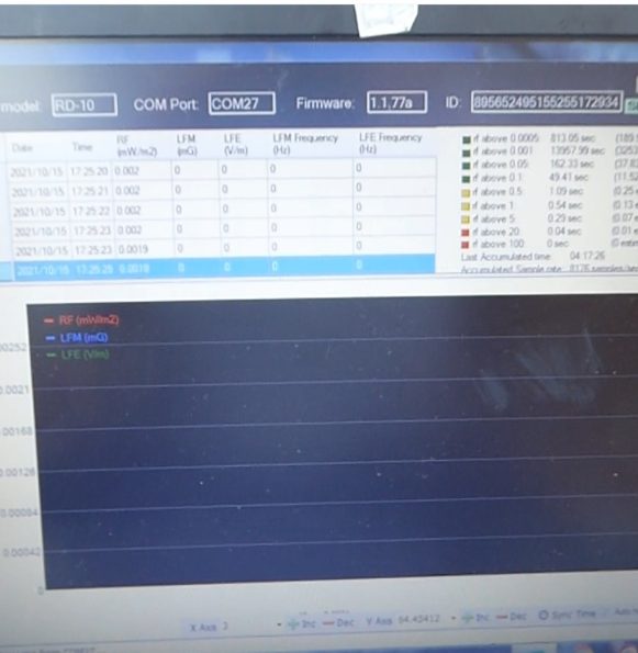 How to record EMF measurement on your PC/laptop?