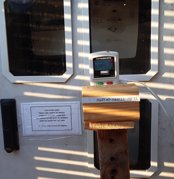 RF Radiation from smart meters in Israel 08-2024